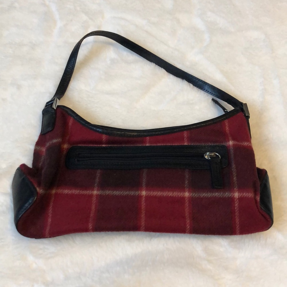 Ann Taylor LOFT Fleece/leather Small Handbag